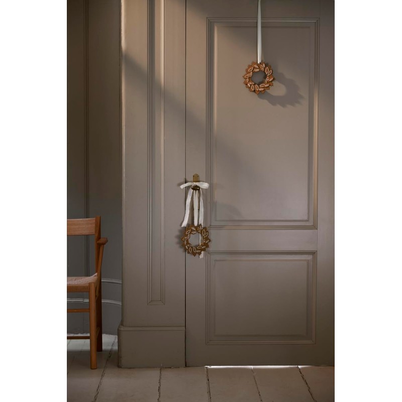 Kähler Urbania Gingerbread Garland, Ceramic Wreath, Made of Stoneware, Diameter: