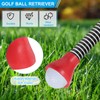 PATIKIL Golfball-Retriever Greifer, 10 Stück Golfball-Saugnapf-Greifer Gummi Puttergriff-Picker-Upper-Werkzeug für Golfer
