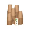 DeinPack Environmentally Friendly Coffee Cups Pack of 200 Paper Cups