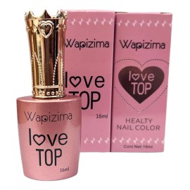 Wapizima Top Coat Gel De Brillo Love Top 16 Ml Wapizima