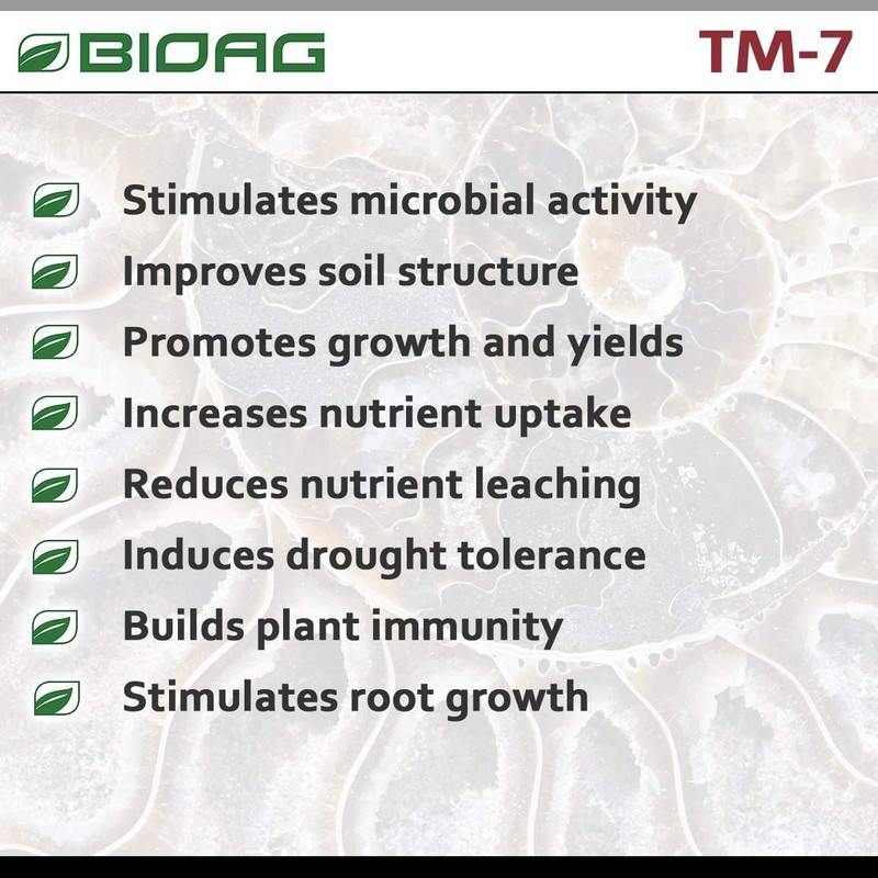 BioAg TM7 Organic Humic Acid Soil Conditioner Plus Essential Micronutrients,