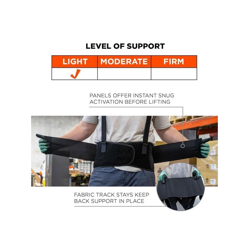Ergodyne 에르고다인 프로플렉스 1650 등받이 지지 벨트 5인치 신축성 가능