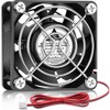 GDSTIME 60mm x 25mm 12V DC IP68 Waterproof Fan Dual