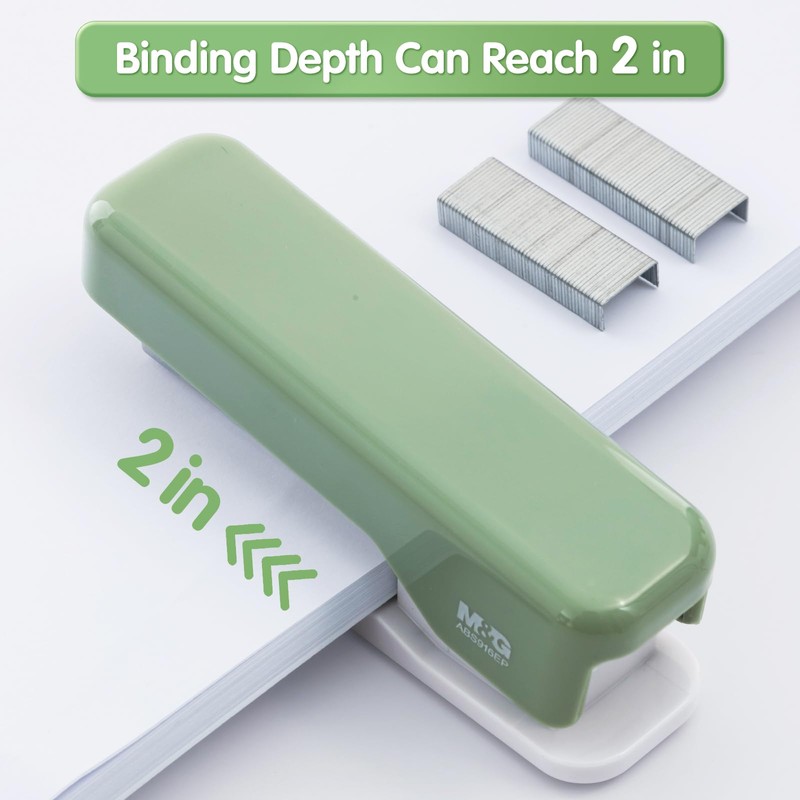 M&G Desktop Stapler, Basic Office Stapler with 1000 Staples, 20