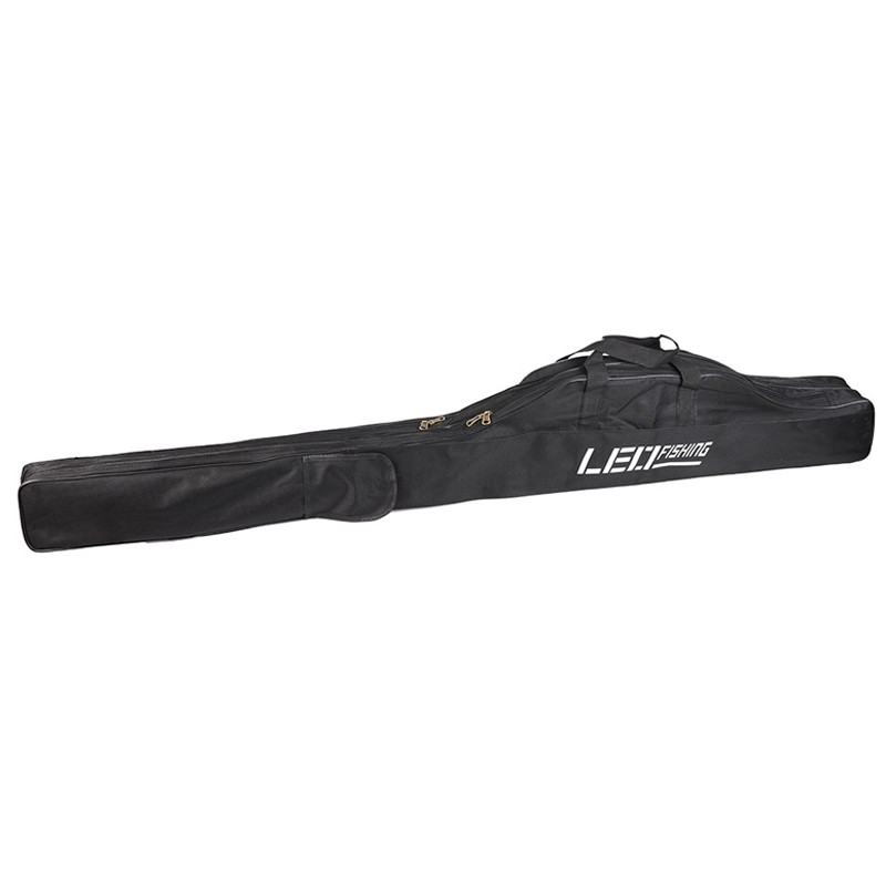 Fishing Rod Case Foldable 1.5m Canvas and Metal Fishing Rod