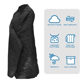 Tongcamo Poncho Liner Military Woobie Outdoor Camping Woobie Blanket for Travel, Beach, Grass, Picnic, Car Emergency, Outdoor, Survival