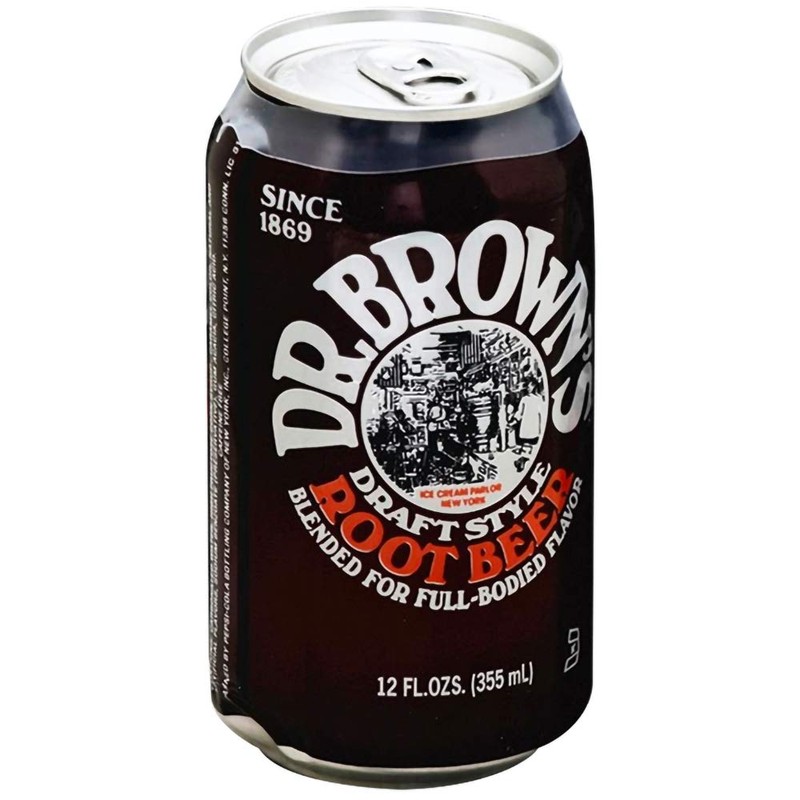 Dr. Browns Soda, Root Beer, 12 oz can (Pack of