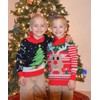 uideazone Toddler Boys Ugly Christmas Sweater Novelty Christmas Tree Graphics