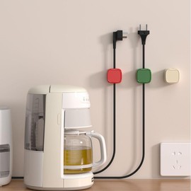 Set of 6 Cable Holder, Magnet, Cable Clip, Cord Holder, Cable Hook, Cord Clip, Magnet, Fixed, Magnet, Desk Around, Convenient Goods, Cord Organization, Storage, Wiring, Organization, Drops, Lost