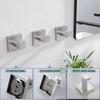 KOKOSIRI Bath Towel Hook Wall Mount Square Robe Hook Coat
