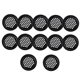 Tofficu 20 Pcs Vent Covers for Heat Emission Hole Ventilation Grates for Cabinet Kitchen and Bathroom Easy Installation Durable Protection