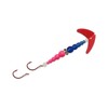 Mack's Lure Double Whammy Kokanee Pro, Silver Sparkle Flo Ruby/Flo
