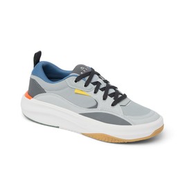 Reef Men's Fanning Shoe, Lightweight, Cushion Footbed, Bottle Opener, Grey/Blue/Orange, 10