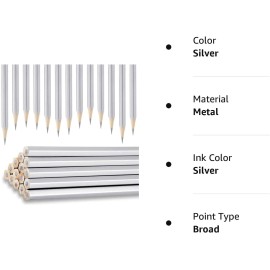 Metallic Marking Pencil Silver Streak Welders Mark Pencil for Welding Cutting Steel Metal Marking Tools