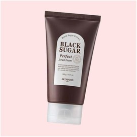 Skinfood NEW Black Sugar Perfect Scrub Foam 180g 3984776 / 스킨푸드 NEW 블랙슈가 퍼펙트 스크럽 폼 180g 3984776