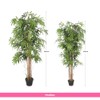 VANLIG Planta Artificial Bamboo de 1.5mts Incluye Maceta para Interiores