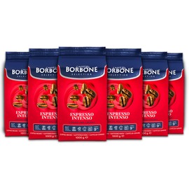 Caffè Borbone Whole Bean Coffee, Espresso Intenso, Medium Roast, Premium Robusta Coffee Beans - Roasted and Freshly Packaged in Italy - 2.2 Pound Bag (Pack of 6)
