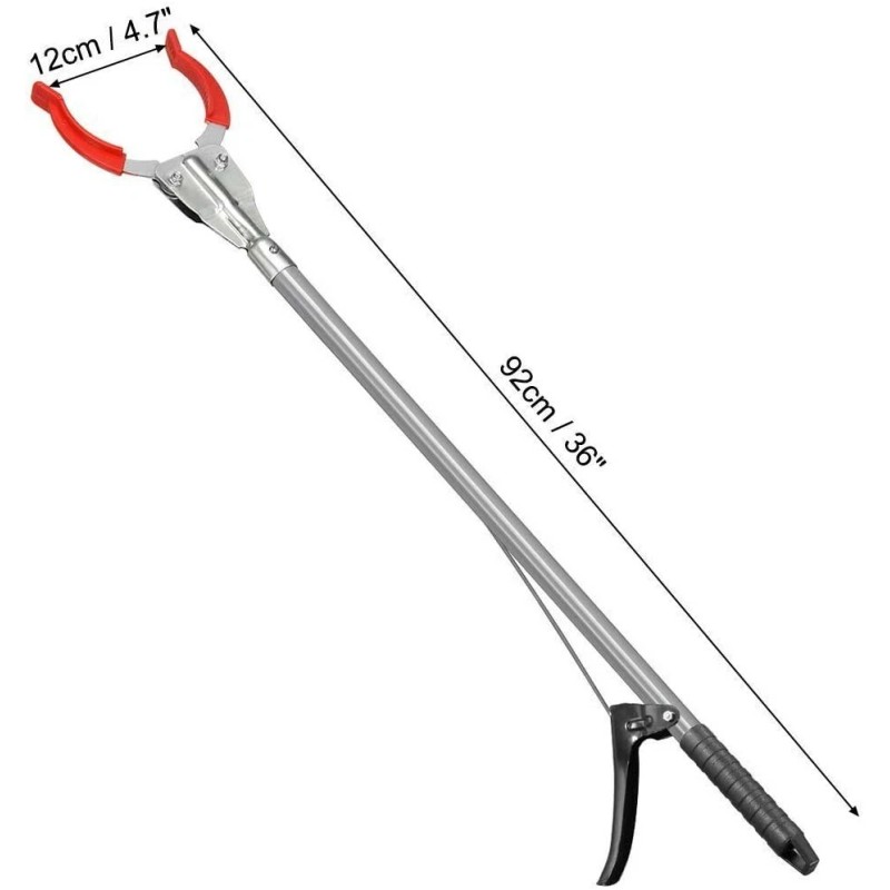 IIT TWO! ALL METAL 36" Trash Picker Waste Pick Grabber