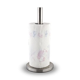Homiu Kitchen Roll Holder Stainless Steel Silver