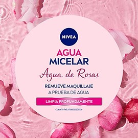 Nivea Agua Micelar Desmaquillante Agua De Rosas,400ml + Gel Facial Limpiador Todo Tipo De Piel Con Agua De Rosas, 150ml