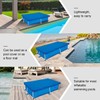 Sosoport Camping Tarp Pool Cover Protector Inflatable Pool Cover Waterproof
