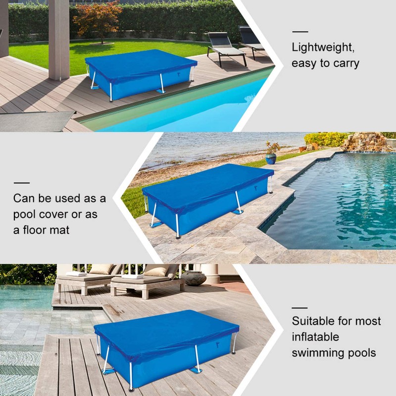 Sosoport Camping Tarp Pool Cover Protector Inflatable Pool Cover Waterproof