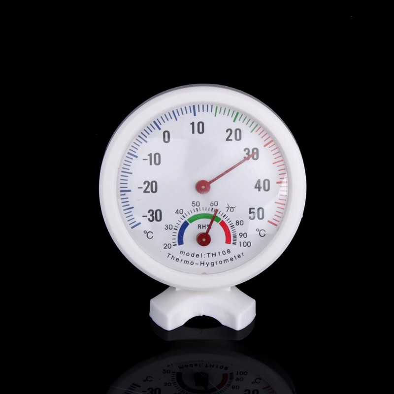 Termómetro doméstico Higrómetro, Plástico TH108 Medidor de humedad de temperatura