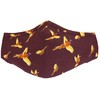 Soprano Wine Flying Pheasants Washable And Reusable 100% Cotton Face