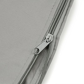 SavvyCraft Heavy Duty Outboard Motor Cover, Waterproof 600D Polyester Full Size Boat Engine Cover for Motor up to 100-150 HP Gray Color