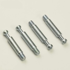 Enertai Furniture Cam Fitting with Dowel and Pre-Inserted Nut 10 Pack(Alloy Expansion)