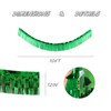 Green Foil Fringe Garland 10FT 6packs, Metallic Foil Tinsel Fringe