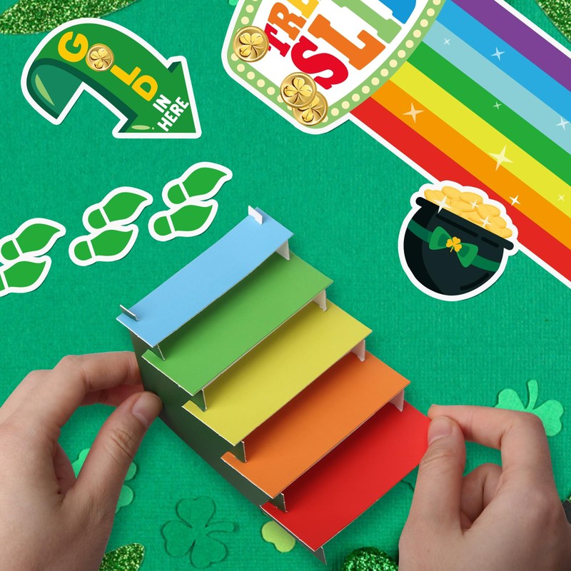 Wninbu Leprechaun Trap Kit for Kids,St. Patrick's Day Decorations DIY