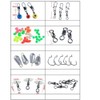 zmart 160pcs Fishing Hooks Accessories Kit Jig Hook Sinker Weight