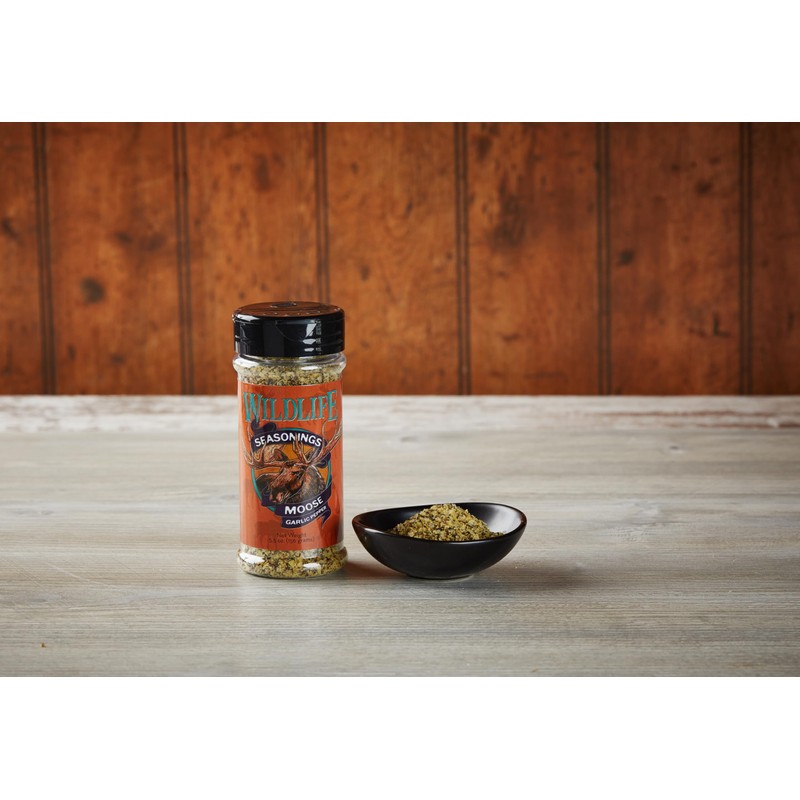 Wildlife Seasonings Moose Garlic Pepper - Versatile Blend Seasoning for