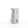 Topland STPP500-GR USB Outlet Power Strip Lightning Guard 3 AC
