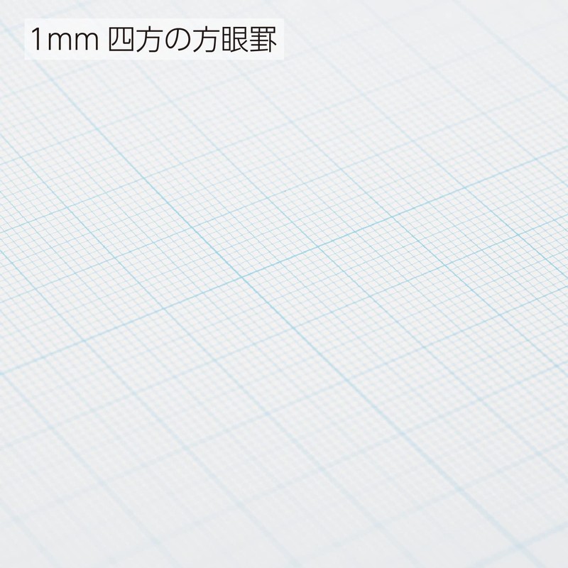 Kokuyo Graph Paper, 0.04 inch (1 mm), A4, 50 Sheets,