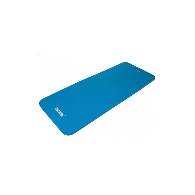 Elite Workout Mat with Handle Color: Blue, Size: 1/2" H