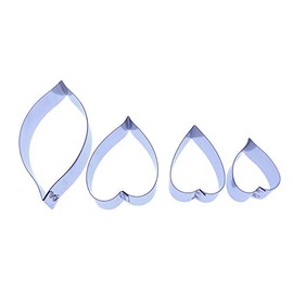 Valley Cutter Company Clematis Petal and Leaves Set - Stainless Steel Sugarcraft Cutters