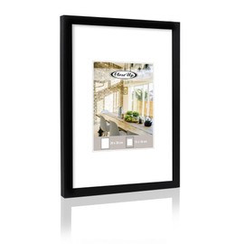 Close Up Picture Frame 20 x 30 cm MDF Black Matt with Mount Shatterproof Plexiglass Sturdy Back Panel Premium Photo Frame