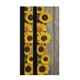 Emelivor Sunflowers Refrigerator Door Handle Cover Set of 2 - Decor Protector for Kitchen Appliance Handles for Ovens, Dishwashers.Keep Off Smudges, Food Stains