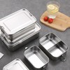 DAITET Leak-Proof Lunch Box Stainless Steel Bento Lunch Food Box