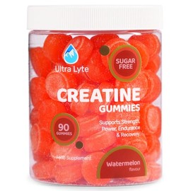 Ultra Lyte Creatine Monohydrate Gummies 5g, 90 Gummies, Watermelon