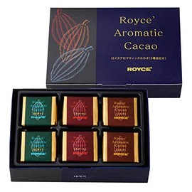 ROYCE' Aromatic Cacao, 3 Types Assortment, Renewal, Bitter, Sweet, Milk, 8 Sheets Each / 24 Sheets Total (Direct Managed Stores and Hokkaido Exclusive) 8 Sheets (x 3)