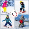 WanFengXue Ski Bungee Fixed Ski Plate Clip Red 14*7*1cm Size