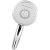 BadeStern Shower Head: XL Shower Head with Water Stop Button