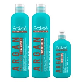 Activee Argan- Kit Shampoo+acondicionador+crema Para Peinar