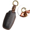 Zyntirik Car Key Fob Cover, Soft Leather Full Protection Key