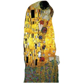 The Unemployed Philosophers Guild Klimt's Kiss Quotable Notable - Greeting Card and Sticker Sheet - Envelope Included