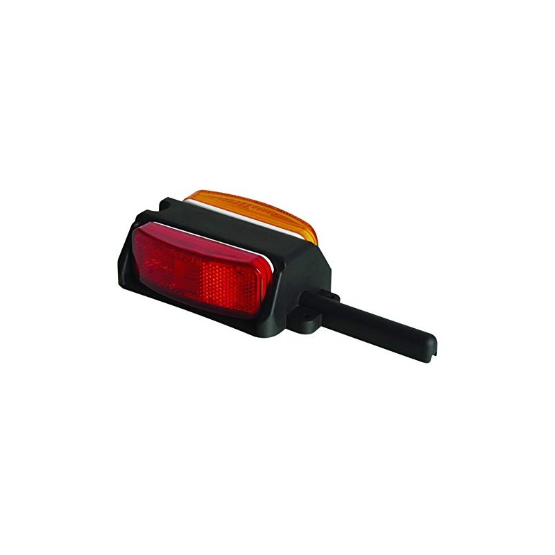 Optronics BA44FNLP Amber and Red Left Side reflex Fender Light