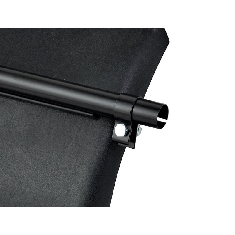 24"x24" Black Poly Quarter Fender Set, in pair, Super Toughness,Plastic